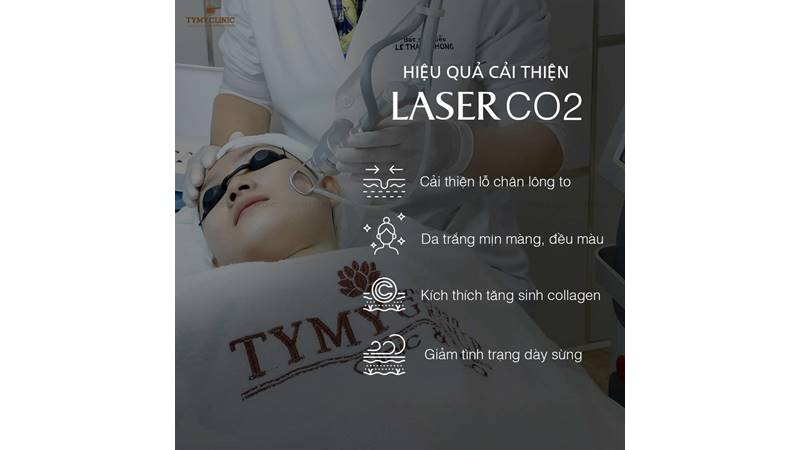 LASER CO2 - TRẺ HÓA DA DÀY SỪNG, THU NHỎ LỖ CHÂN LÔNG